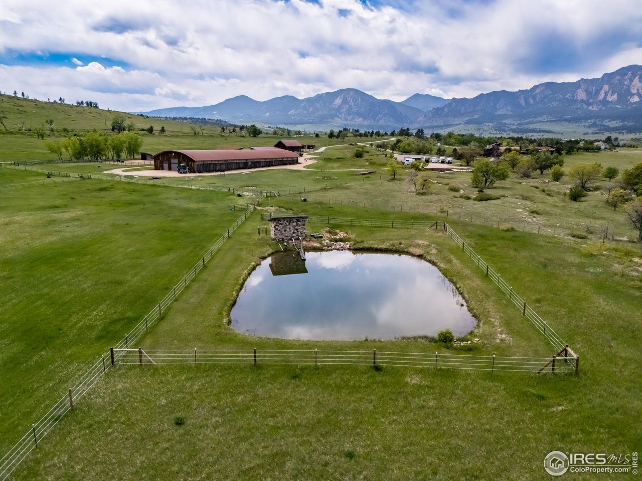 1355 South Cherryvale Road Boulder, CO 80303 - Photo 25 of 40 a view of a lake with a mountain in the background