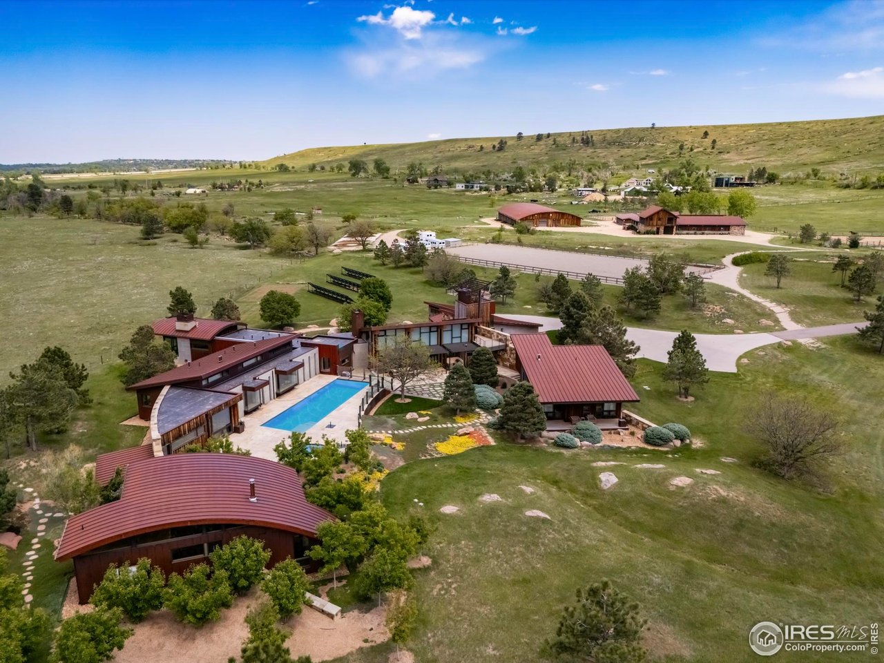 1355 South Cherryvale Road Boulder, CO 80303 - Photo 3 of 40 a view of swimming pool and lake view