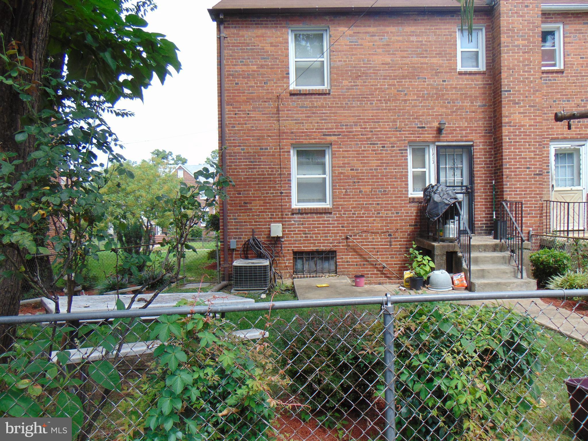1913 R Street Southeast Washington, DC 20020 - Photo 22 of 25 Exterior (Rear)