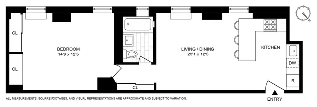 $679,000 | 111 Hicks Street, Unit 22G | Brooklyn Heights
