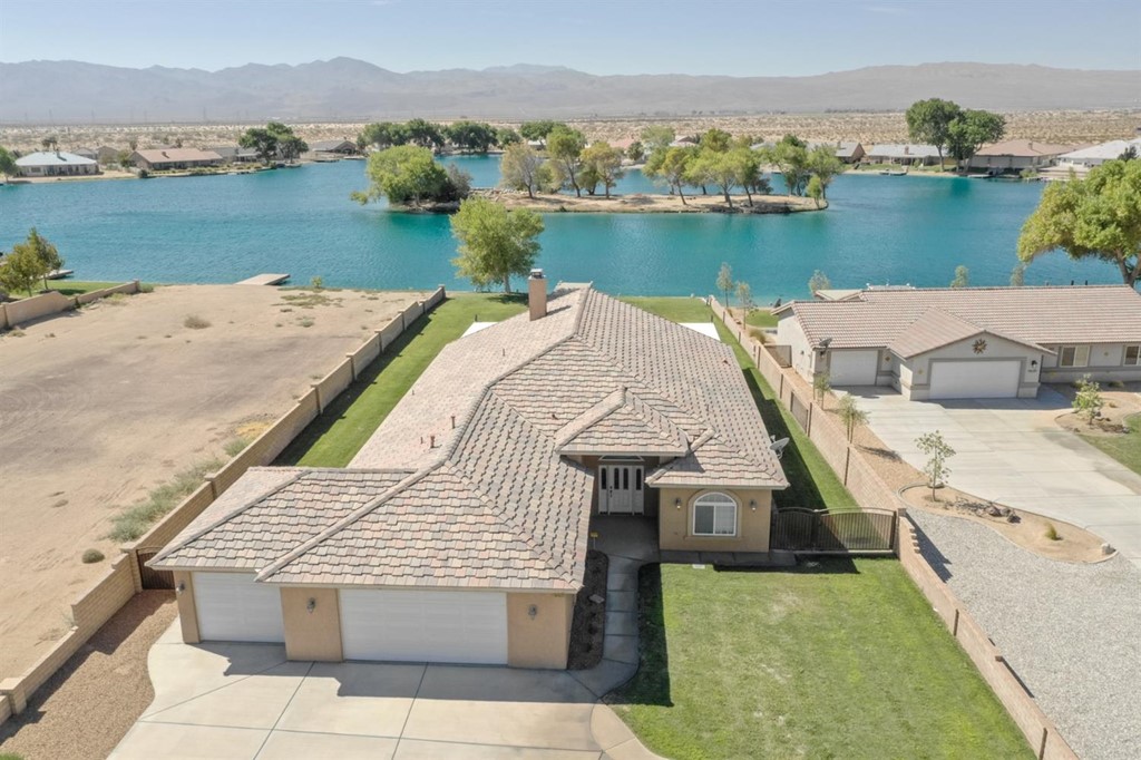 39405 Mountain View Road Yermo, CA 92398 - Photo 1 of 33 a aerial view of a house with a lake view