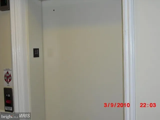 a close up of a door