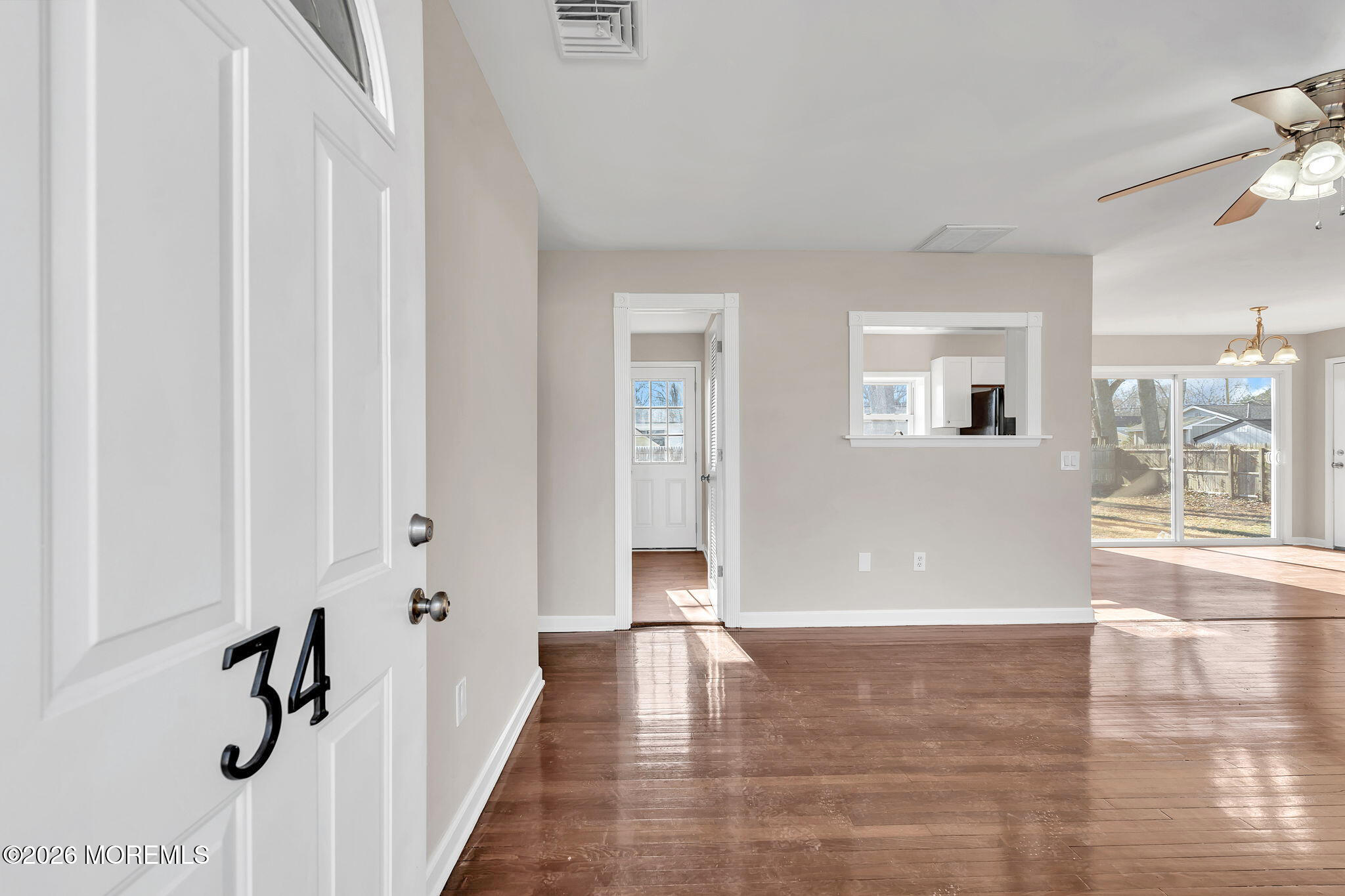 34 Dockage Road Bayville, NJ 08721 - Photo 11 of 31 a view of an entryway with wooden floor