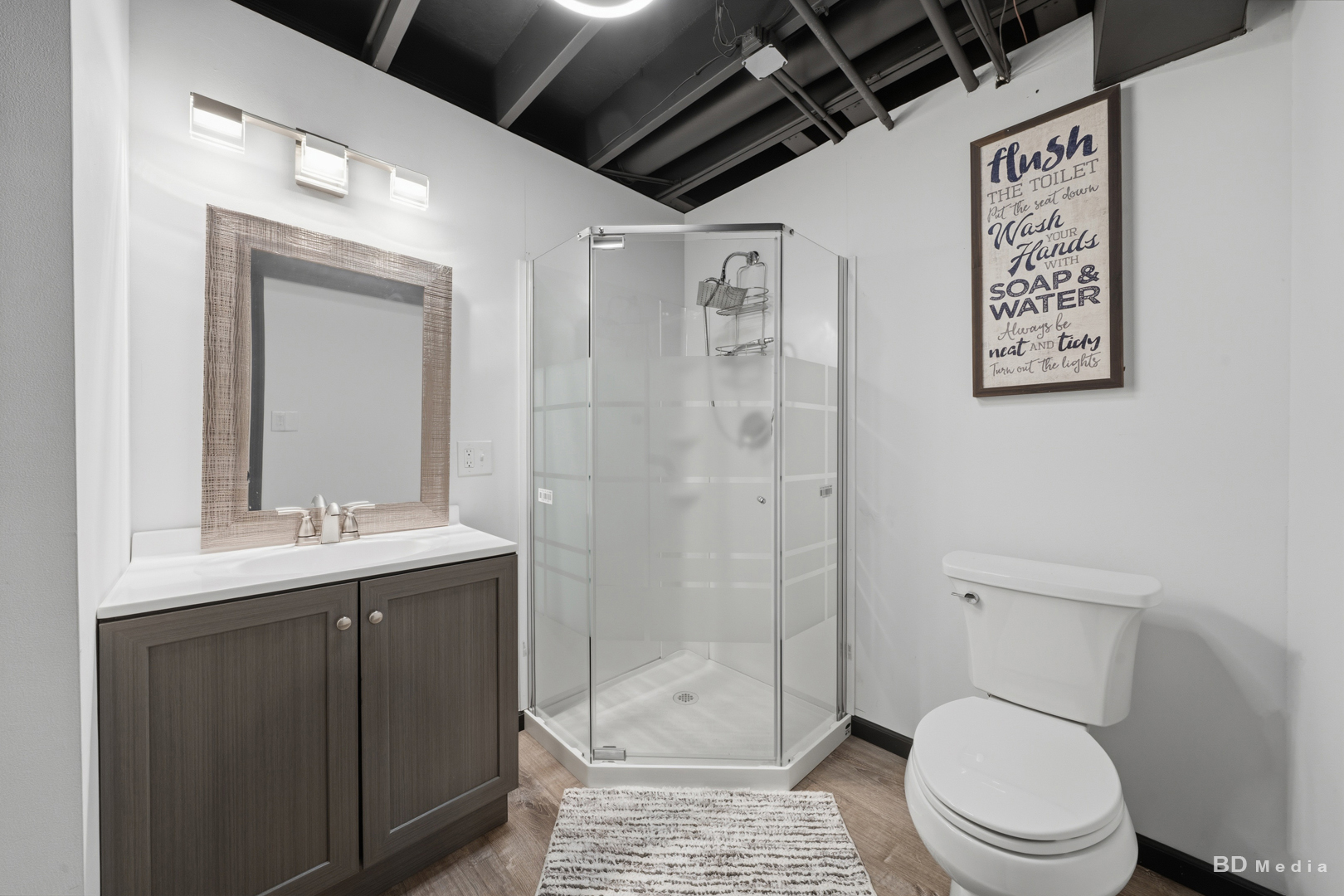 25606 Jonquil Lane Monee, IL 60449 - Photo 19 of 38 a bathroom with a sink a toilet and shower