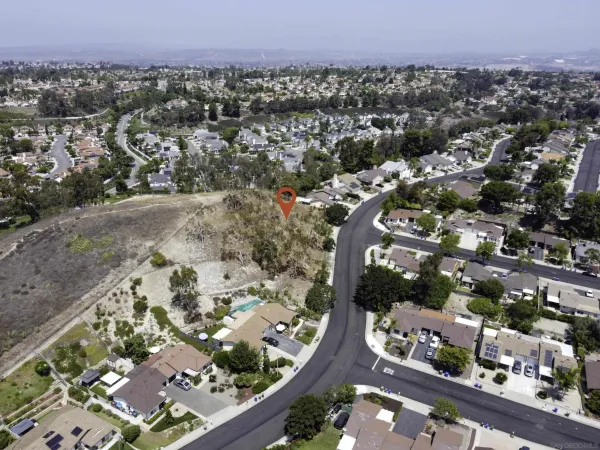 a view of a city and mountain view