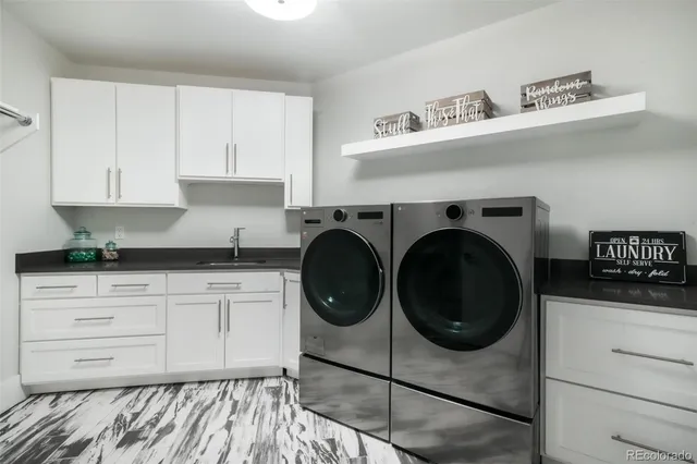 a view of a hallway with a bedroom and a bed