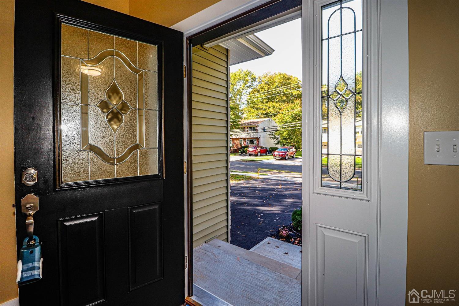 1834 Oak Road North Brunswick, NJ 08902 - Photo 3 of 39 Welcome Home. Upgraded front door with leaded glass leads you into the 2 story open foyer.