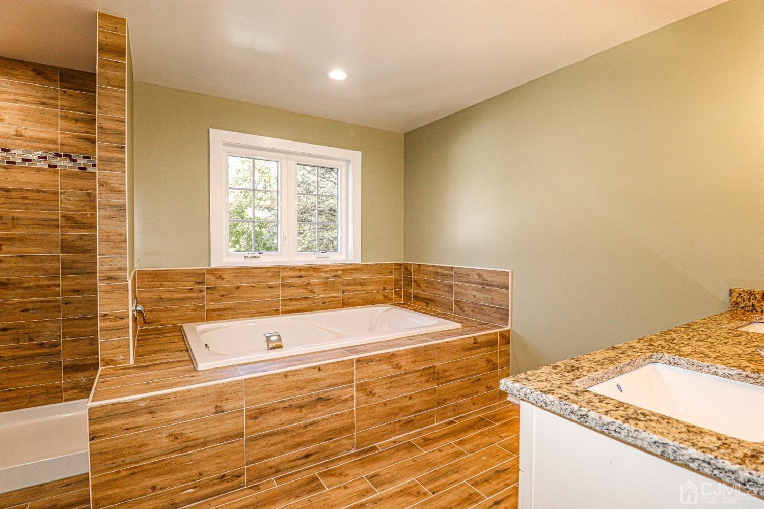 1834 Oak Road North Brunswick, NJ 08902 - Photo 26 of 39 Master bathroom tub area, just beautiful.
