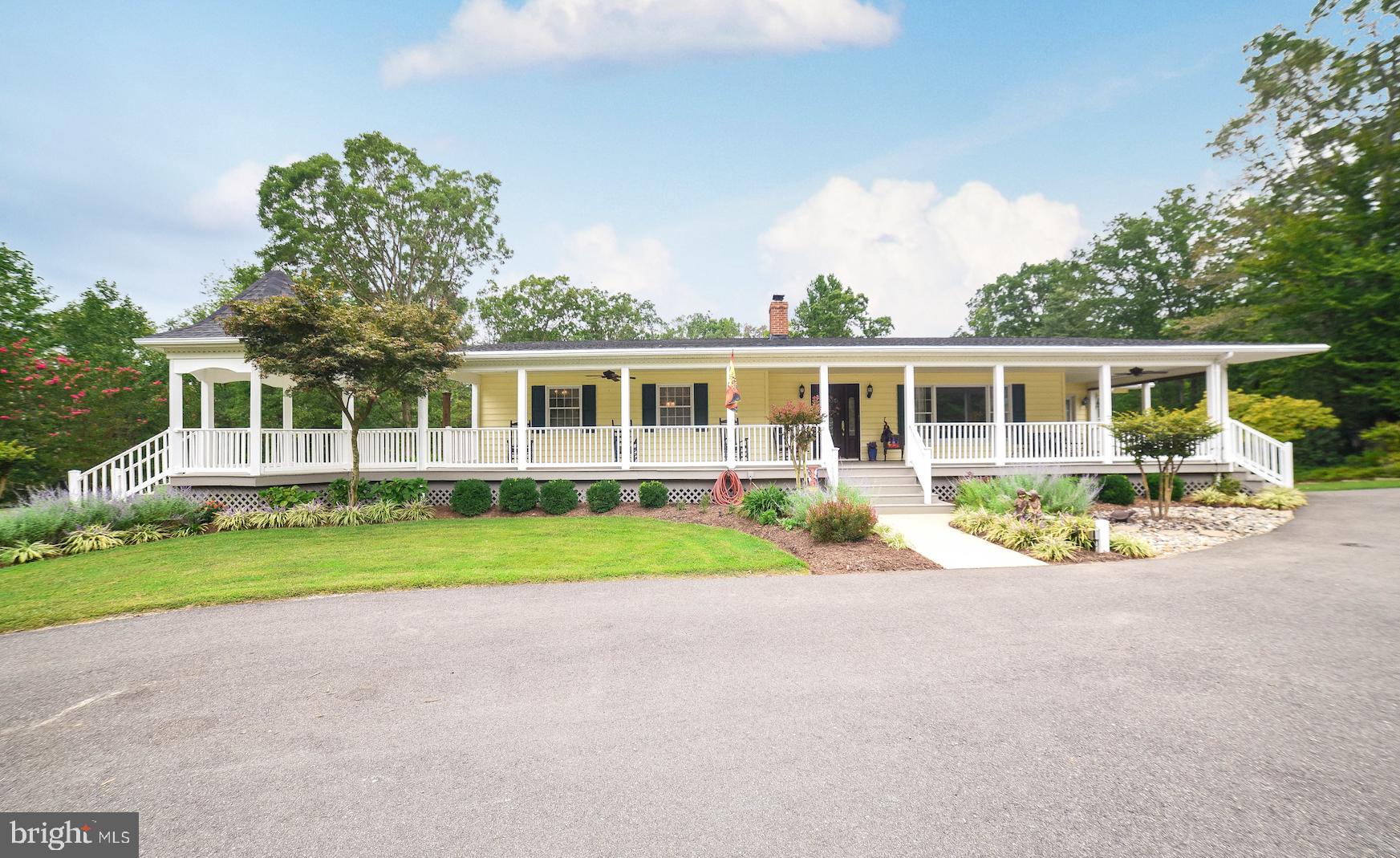 44350 Richey Road Leonardtown, MD 20650 - Photo 1 of 73 Front view with expansive porch and gazebo.