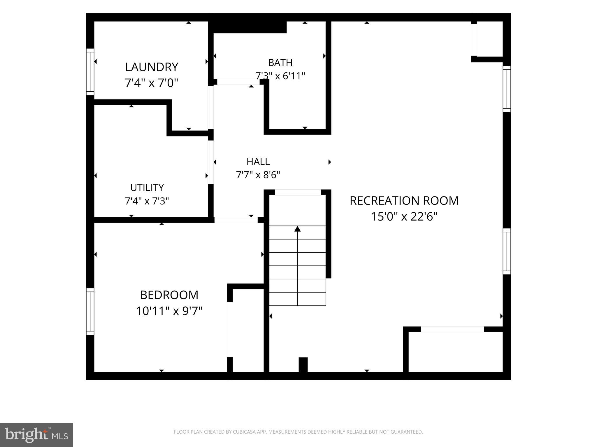 410 Kingston Road Baltimore, MD 21229 - Photo 56 of 56 Basement - Floor Plan