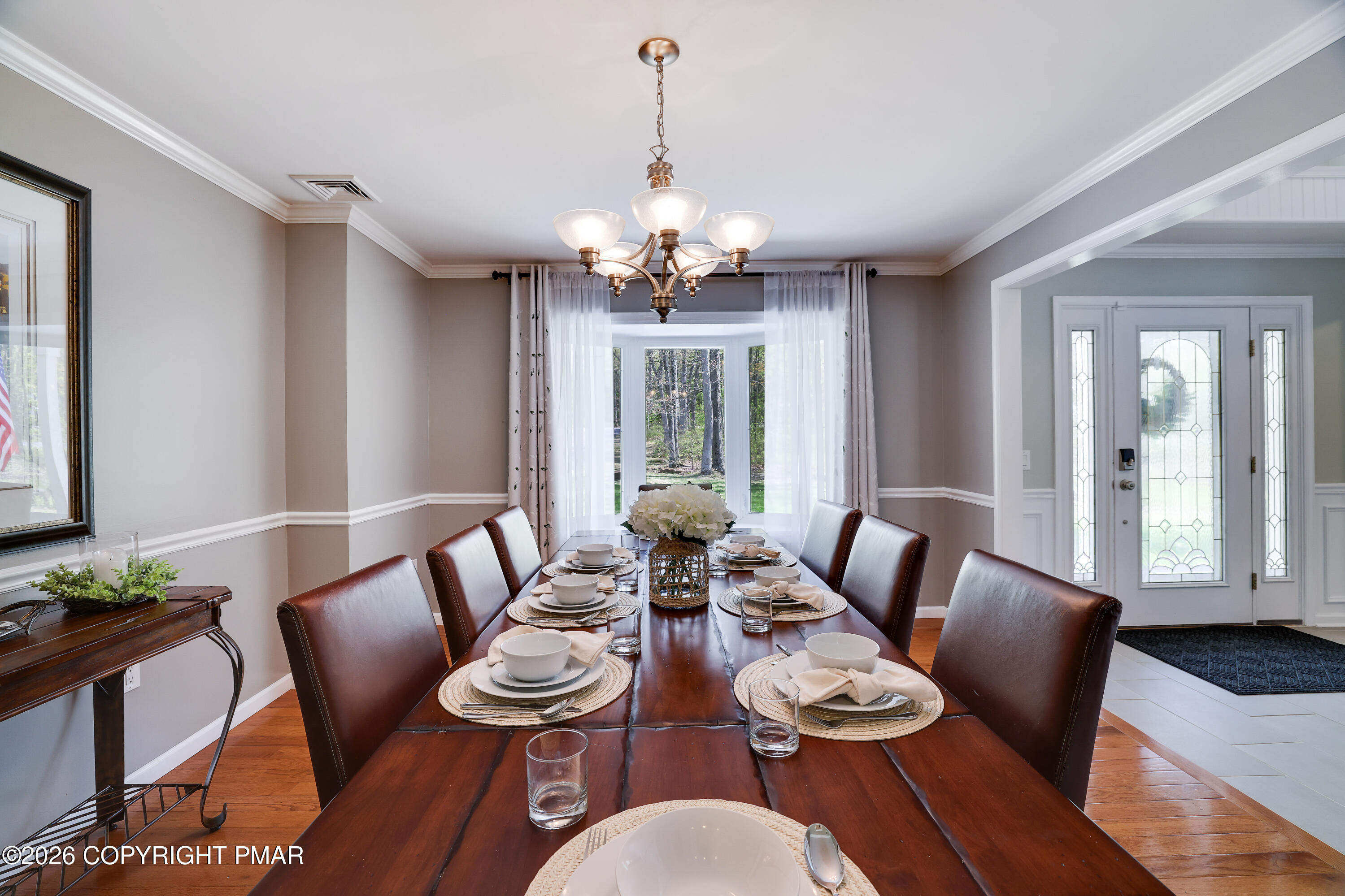 659 Behrens Road Jim Thorpe, PA 18229 - Photo 19 of 57 a view of a dining room with furniture window and outside view