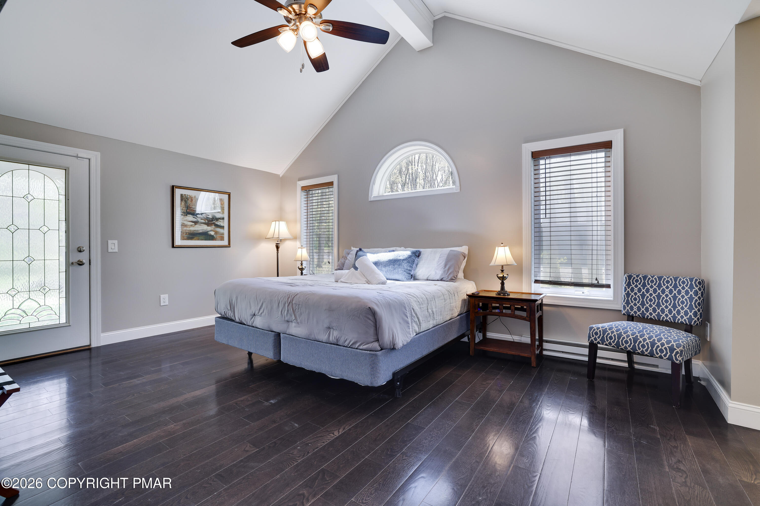 659 Behrens Road Jim Thorpe, PA 18229 - Photo 20 of 57 a bedroom with a bed and a chair