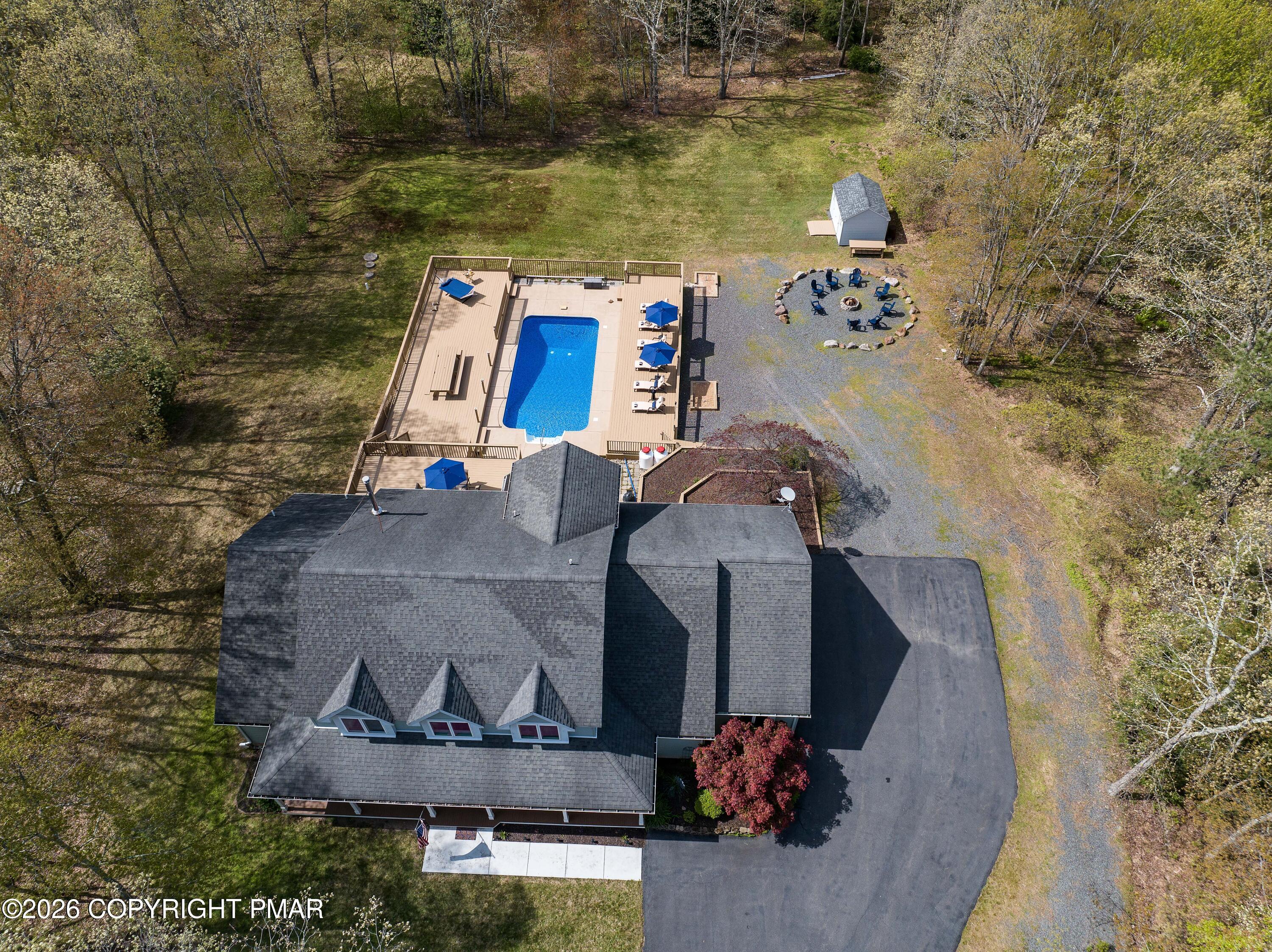 659 Behrens Road Jim Thorpe, PA 18229 - Photo 2 of 57 an aerial view of a house with outdoor space