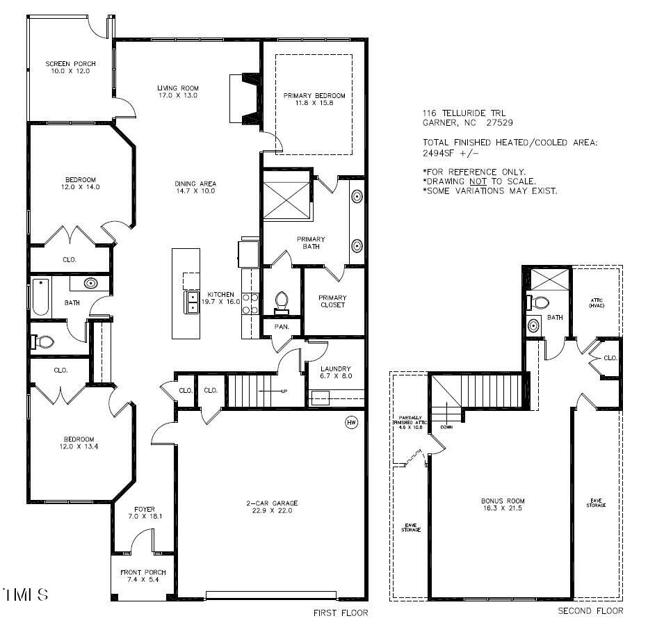 116 Telluride Trail Garner, NC 27529 - Photo 31 of 40 a picture of a book shelf