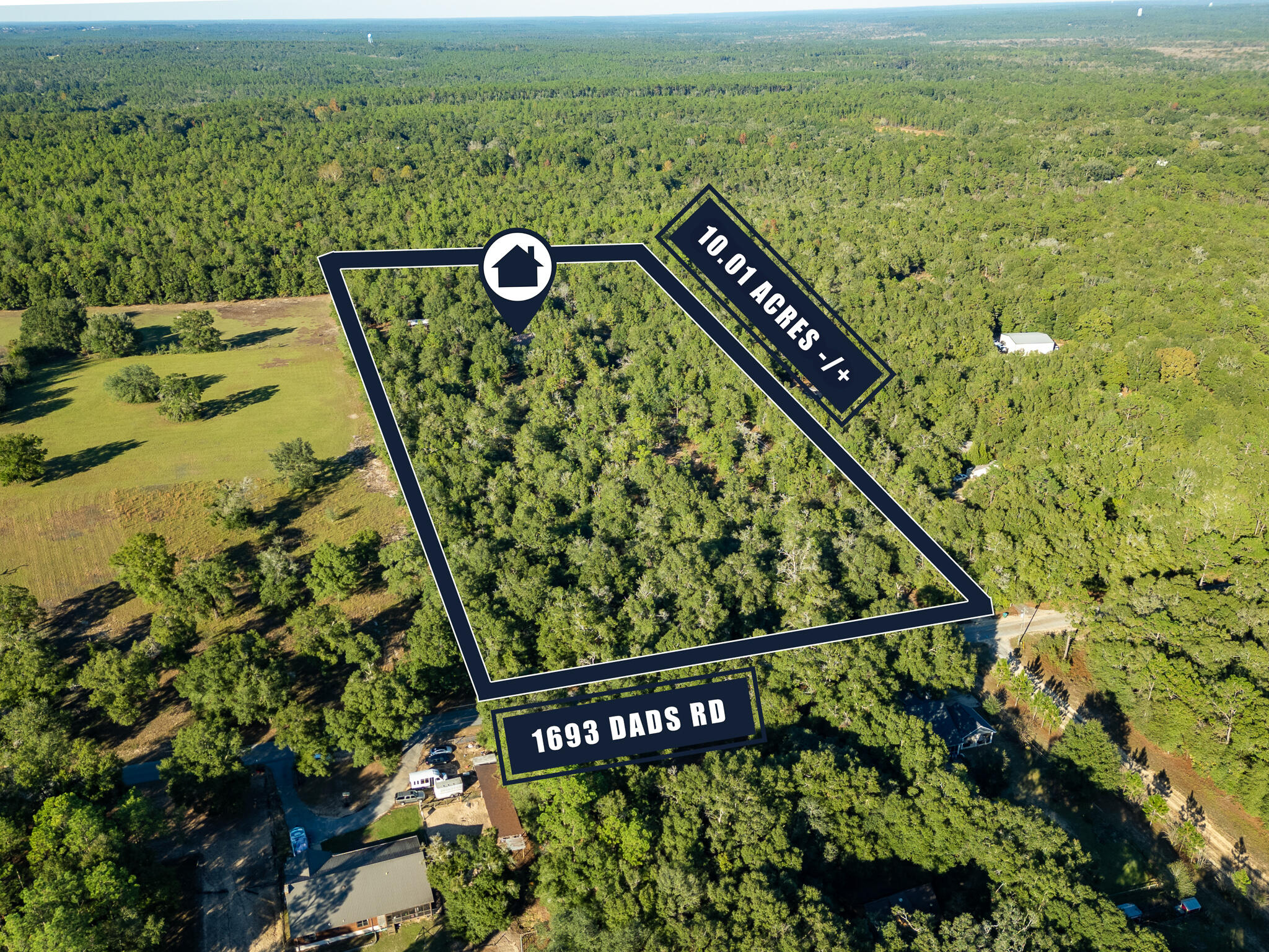 1693 Dads Road Baker, FL 32531 - Photo 1 of 78 10 Acre Homestead in Baker