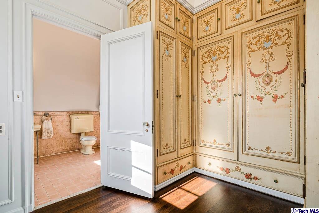 1199 Chateau Road Pasadena, CA 91105 - Photo 18 of 34 a view of a hallway with bathroom and front door