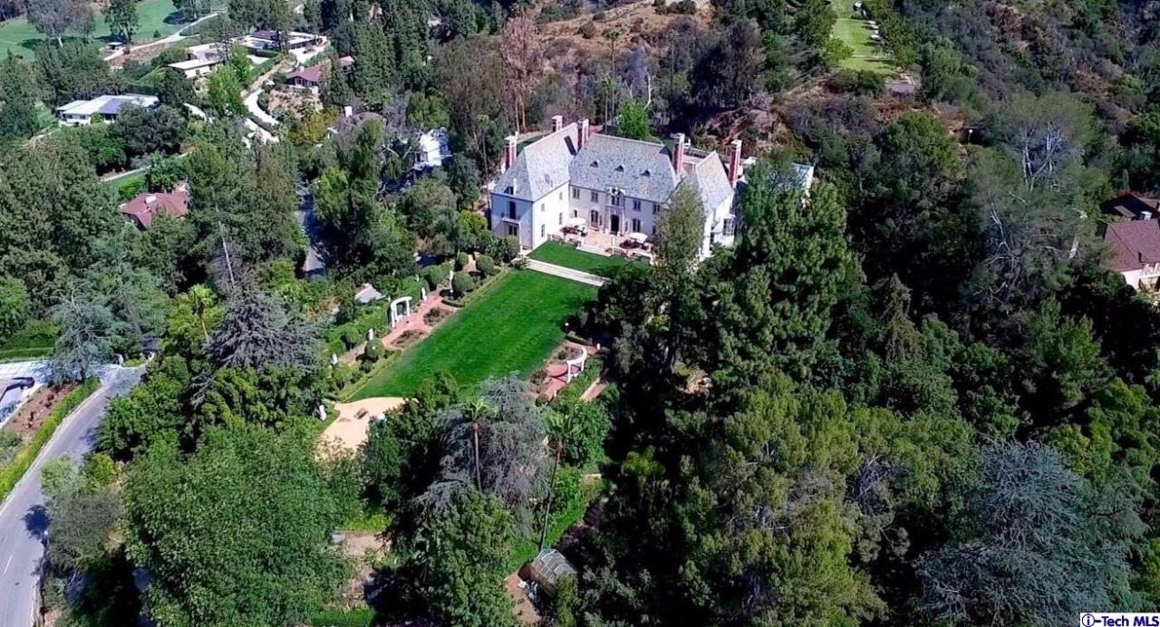 1199 Chateau Road Pasadena, CA 91105 - Photo 3 of 34 an aerial view of multiple house