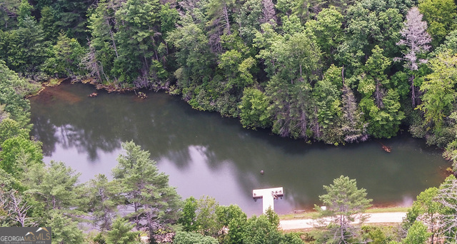 1760 Rickman Airfield Road Tiger, GA 30576 - Photo 33 of 38 an aerial view of a house with outdoor space and lake view
