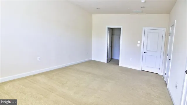 a view of an empty room