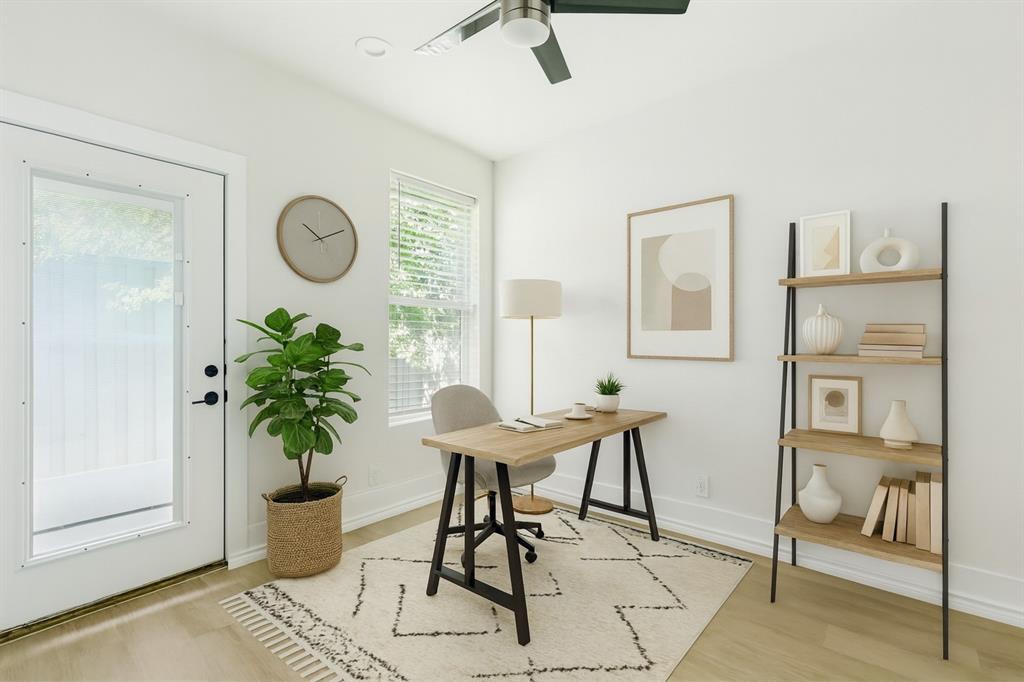4119 Munger Avenue Dallas, TX 75204 - Photo 20 of 30 a work room with furniture and potted plant