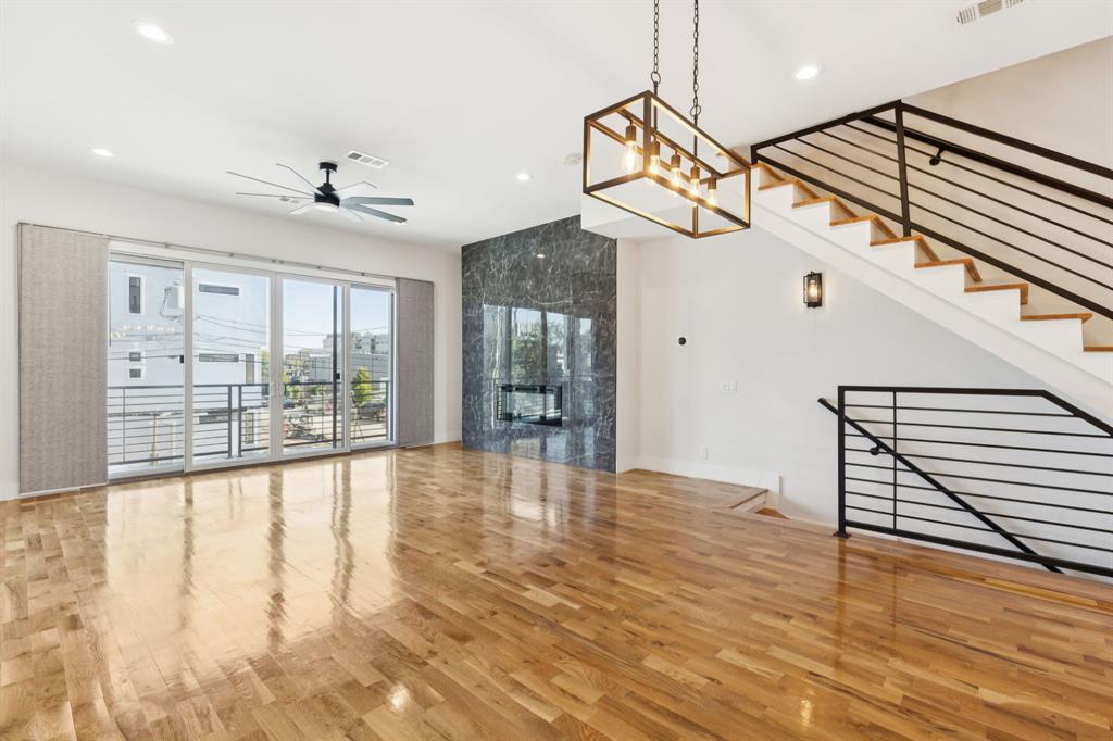 4119 Munger Avenue Dallas, TX 75204 - Photo 2 of 30 a view of an entryway with wooden floor