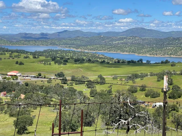 a view of an outdoor space and mountain view