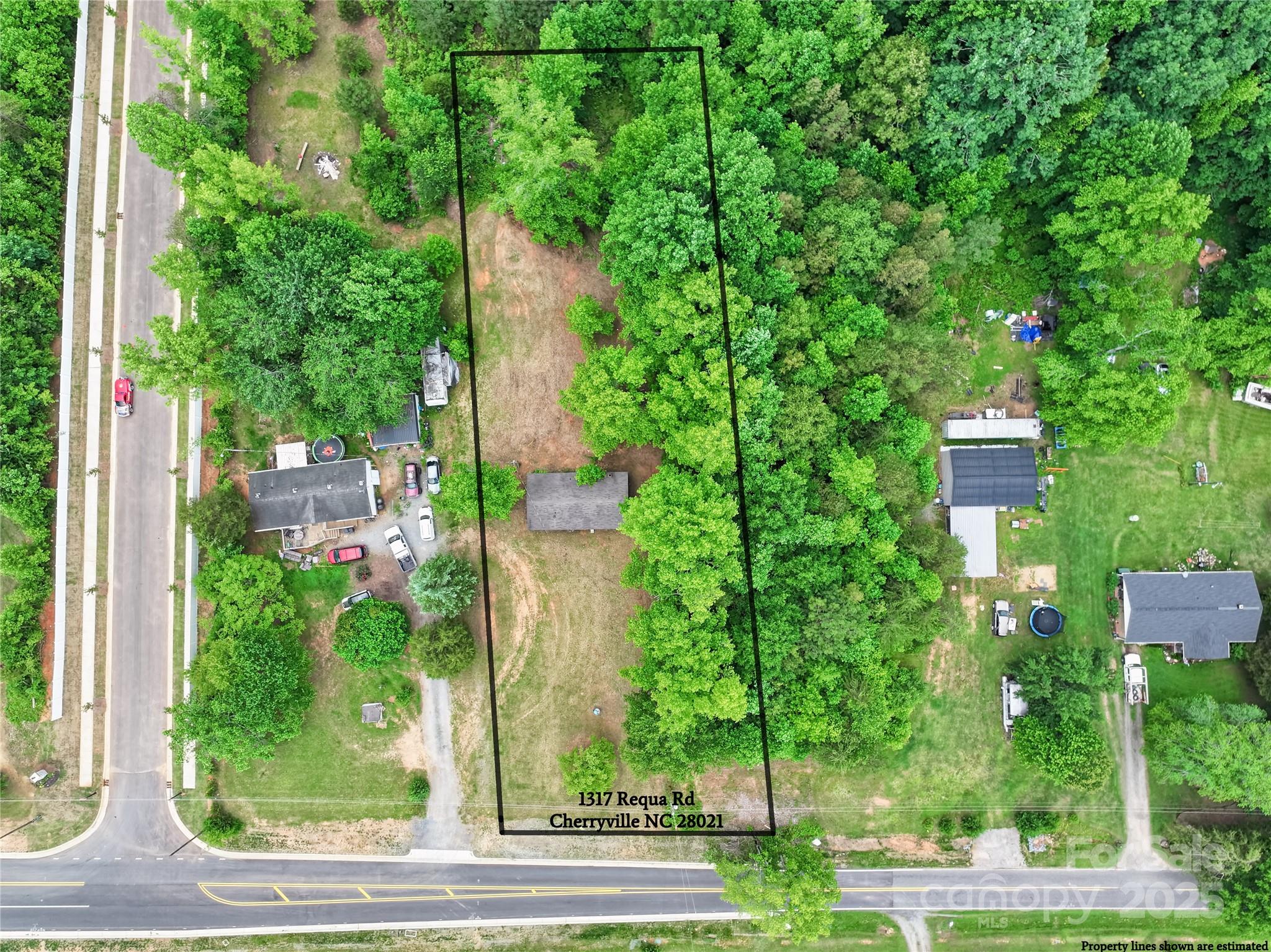 1317 Requa Road Cherryville, NC 28021 - Photo 13 of 14 front view of a house with a yard