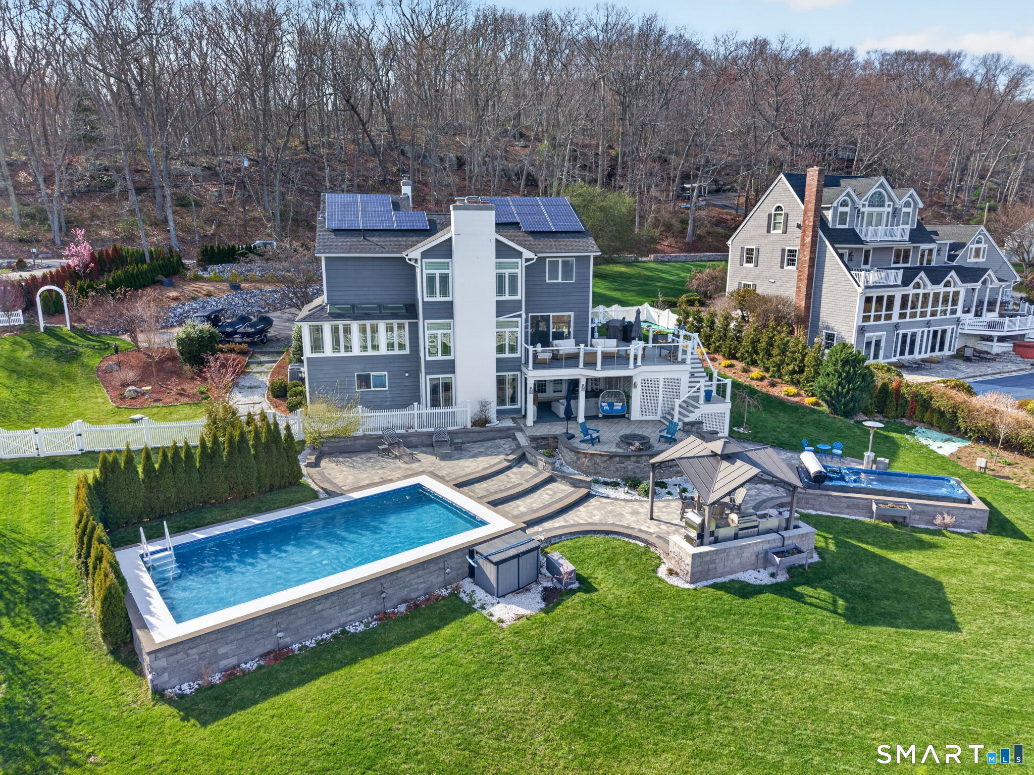 47 Oswegatchie Hills Road East Lyme, CT 06357 - Photo 1 of 40 Direct Waterfront. Resort Living at it's finest. 4 Bedrooms with 4 Full Baths. Lower Level Suite with walk-out to patio. Plans for approved dock included.