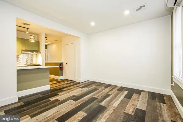 a view of kitchen and utility room