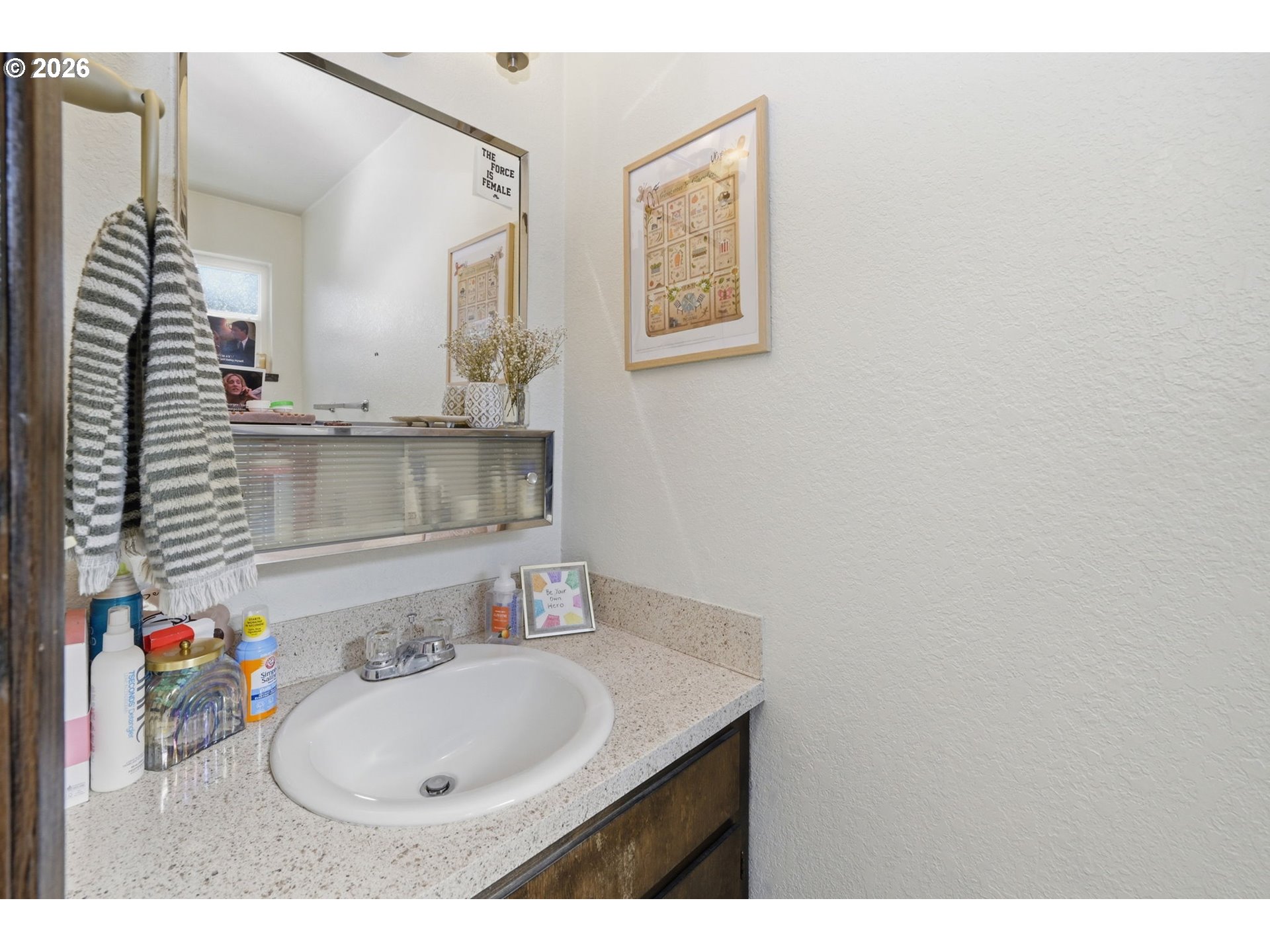2018 Debra Drive Springfield, OR 97477 - Photo 15 of 42 a bathroom with a sink and a mirror