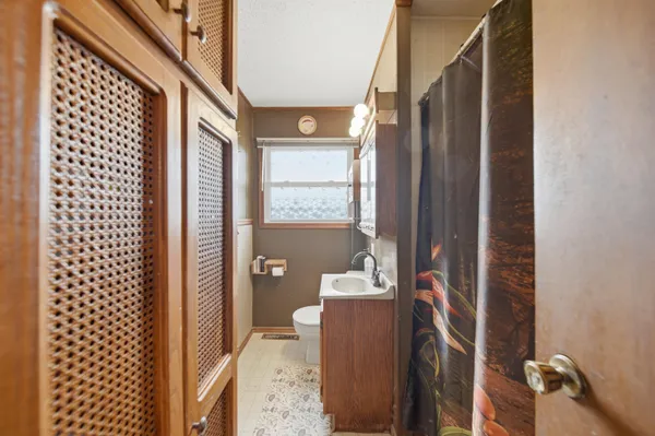 a room with furniture and a window