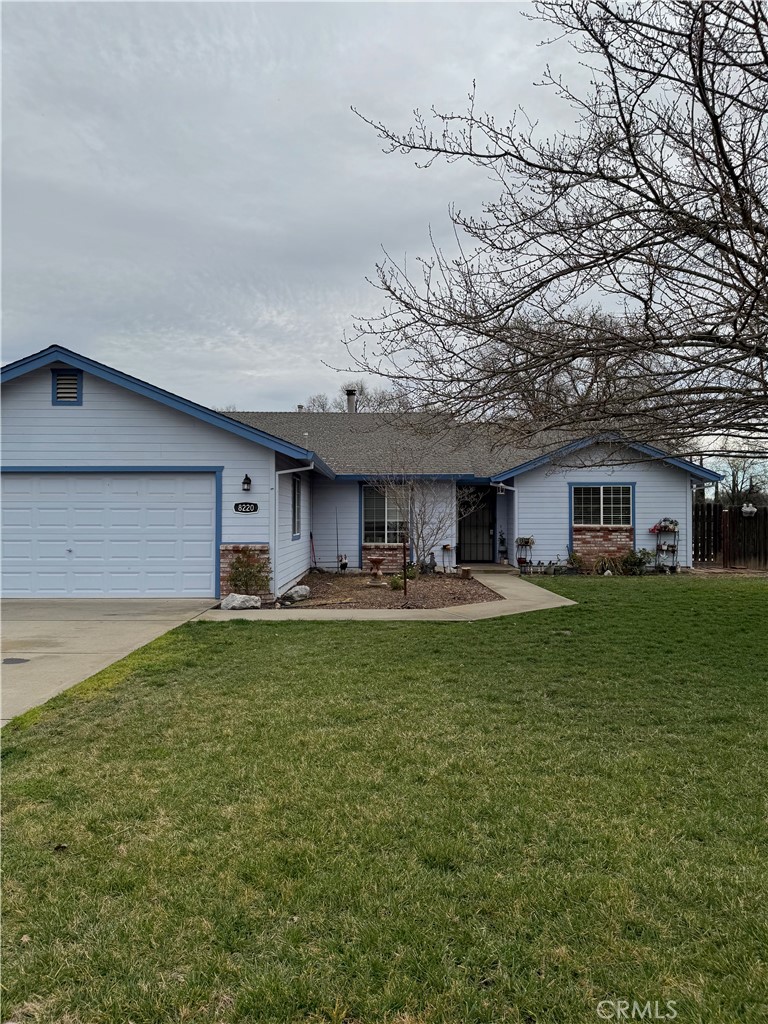 8220 Marek Road Los Molinos, CA 96055 - Photo 2 of 27 a front view of house with yard slide and outdoor seating