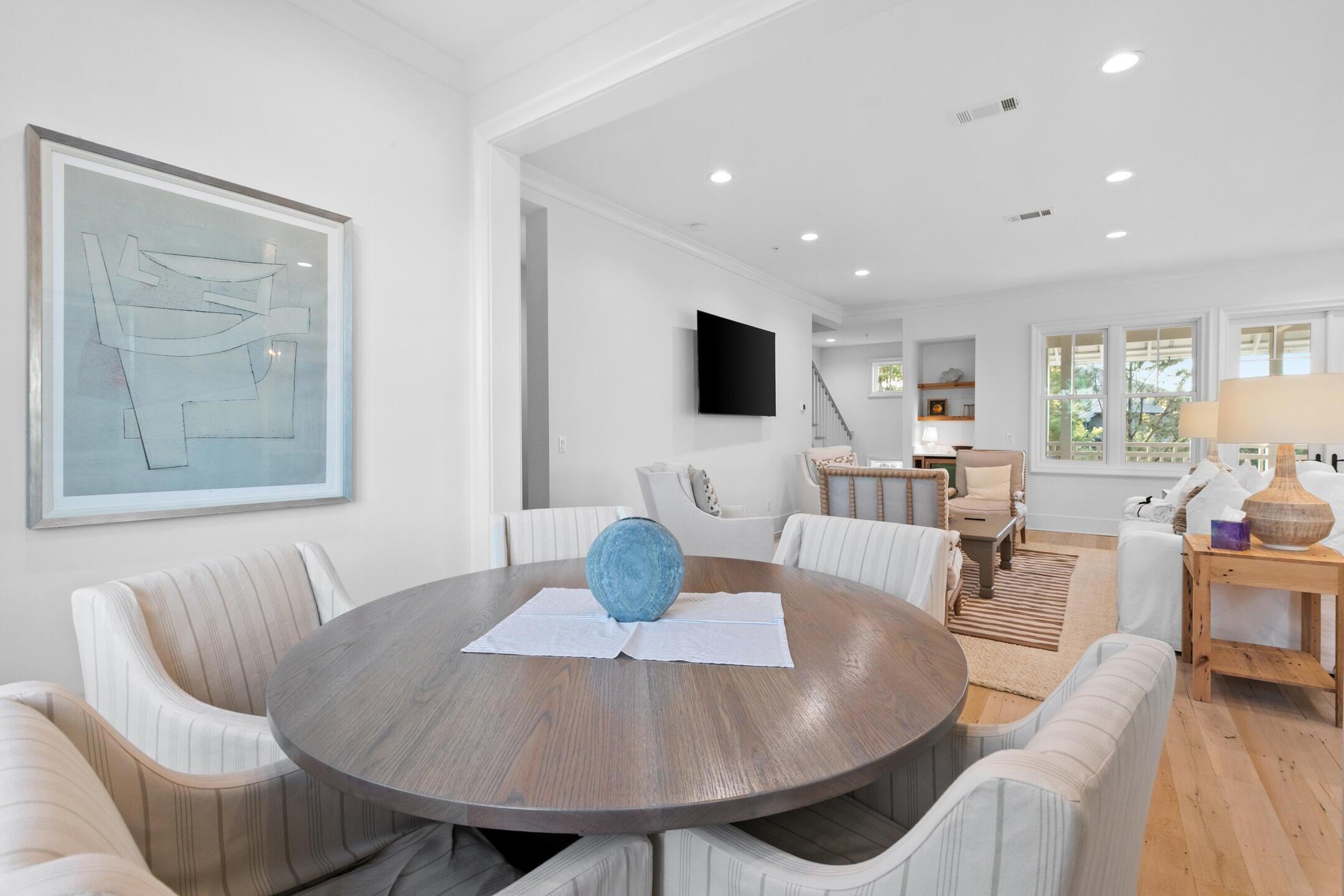 23 Johnstown Lane Inlet Beach, FL 32461 - Photo 21 of 35 a living room with furniture and a flat screen tv