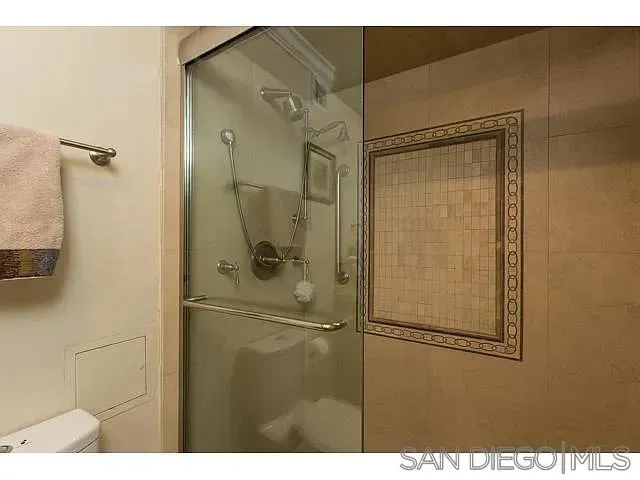 a view of workspace with wooden floor