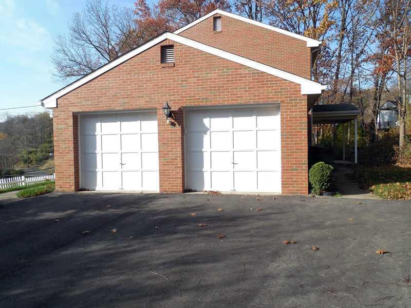 1000 Segar Road Mt. Lebanon, PA 15243 - Photo 23 of 25 Parking Lot/Garage. BRAND NEW shutters surround the Anderson windows and a recently refinished driveway leads to a 2 car integral garage.