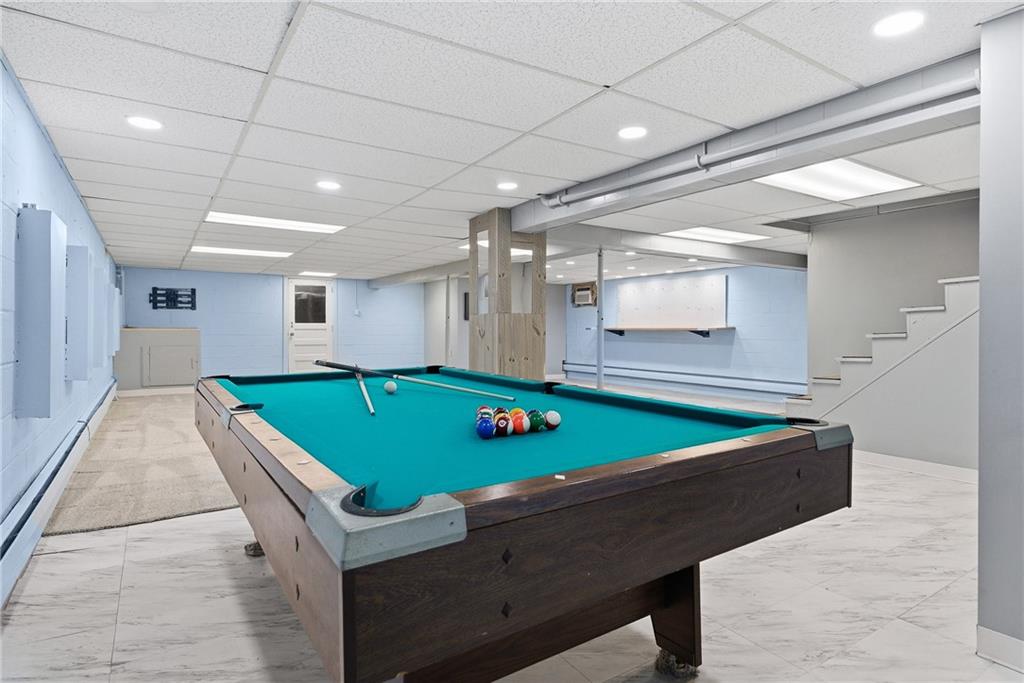 176 McMichael Road Pittsburgh, PA 15205 - Photo 21 of 32 a room with pool table mirror and windows