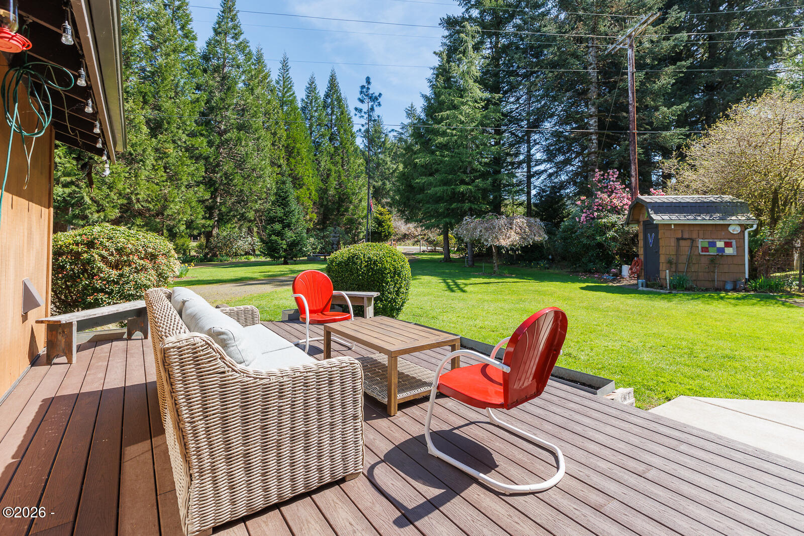 871 Old River Road Northeast Siletz, OR 97380 - Photo 20 of 86 Trex Deck off Kitchen/Dining Area