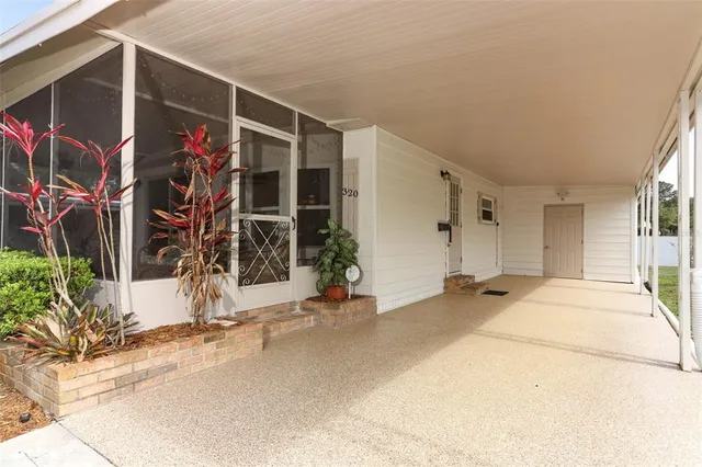 a view of a house with gym equipment