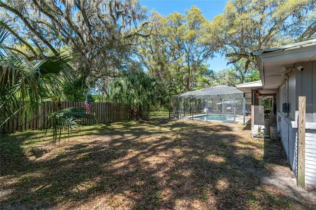 a view of outdoor space with trees