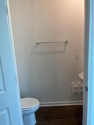 a bathroom with a sink and toilet