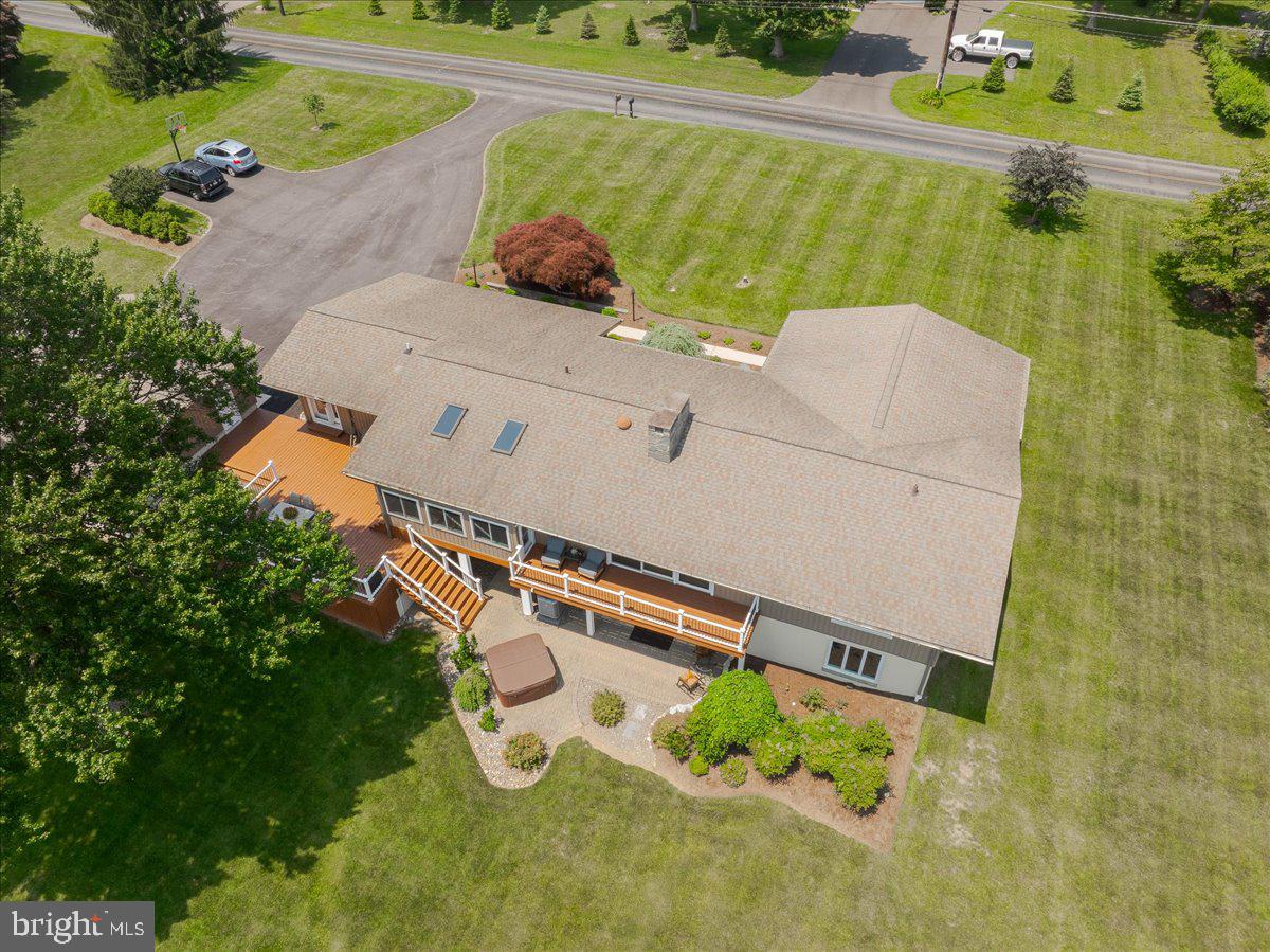 102 Upper Valley Road Christiana, PA 17509 - Photo 61 of 75 an aerial view of a house with a yard and lake view