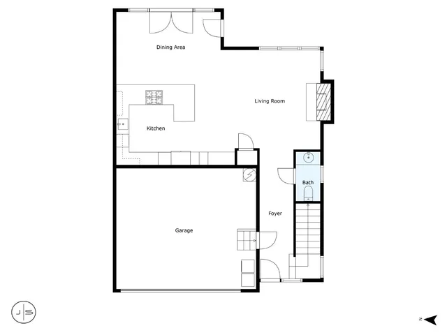 a picture of a floor plan