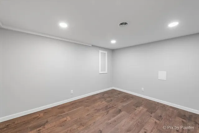 a view of empty room