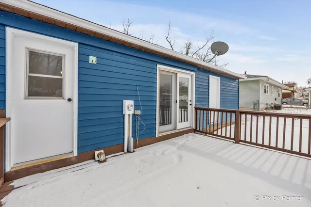 a view of a house with a porch