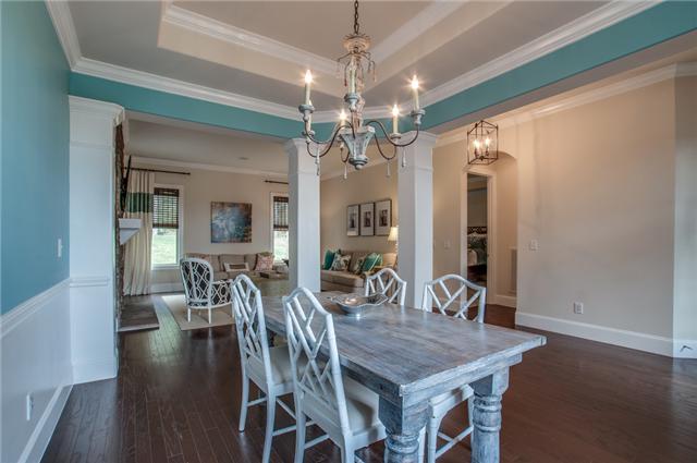 175 Azalea Lane Franklin, TN 37064 - Photo 3 of 20 Dining Room with trayed ceiling. Decorative columns lead into one of the living areas.