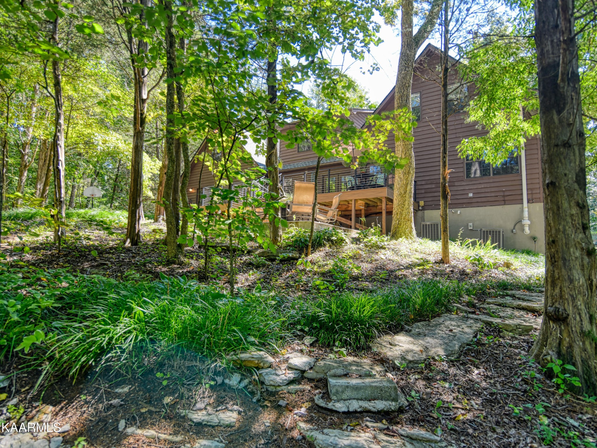 1203 Mountain Road Clinton, TN 37716 - Photo 46 of 59 a backyard of a house with lots of green space