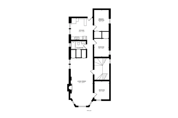 $2,500 | 1451 North Maplewood Avenue, Unit 2F, Chicago, IL 60622