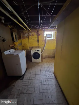 a view of a storage room