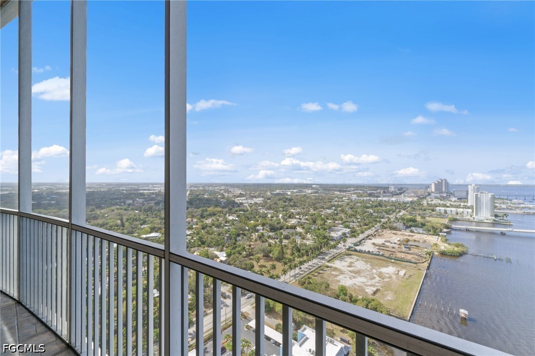 2743 First Street, Unit 2703 Fort Myers, FL 33916 - Photo 34 of 50 a view of a city from a balcony