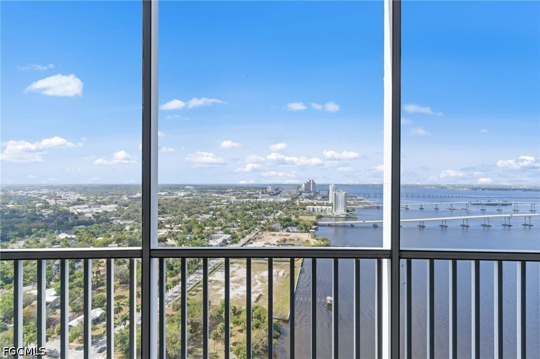 2743 First Street, Unit 2703 Fort Myers, FL 33916 - Photo 35 of 50 a view of a city from a balcony